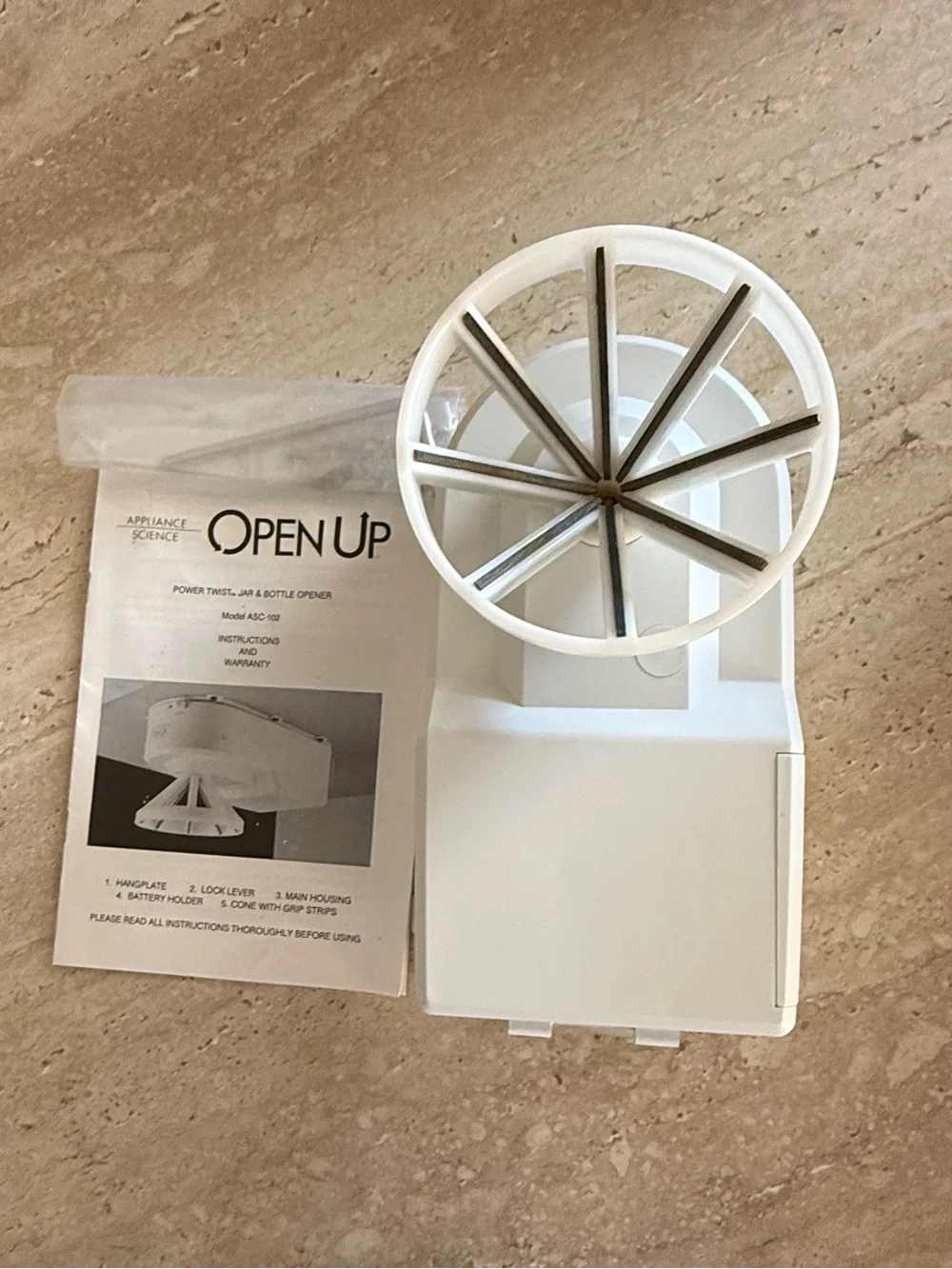Open Up Electric Jar & Bottle Opener - New